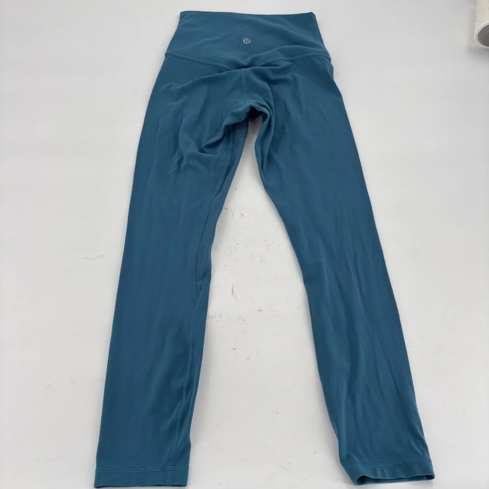 lululemon Teal Leggings 2 activewear trendy running fashion sports